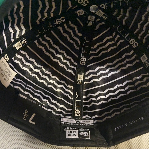 Blvck Scvle New Era 59Fifty Size 7-3/4 Black Scale - Picture 3 of 4